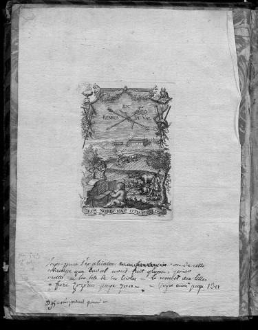 Ms 608 - « Lettres de Monsieur du Val, bibliothécaire de Sa Majesté Impériale, au vénérable frère Zozime, hermite de Sainte-Anne en Lorraine »