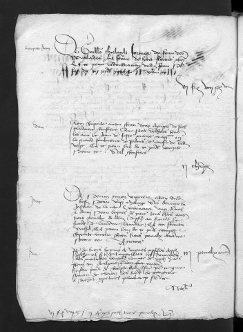 Comptes de la Ville de Besançon, recettes et dépenses, Compte de Pierre de Chaffoy (1er janvier - 31 décembre 1490)
