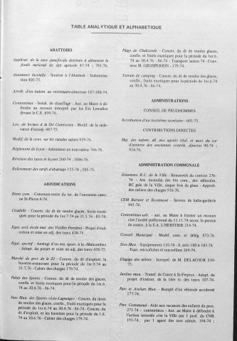 Registre des délibérations du conseil municipal. : Années 1974-1976.