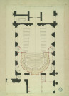 Projet du théâtre de l'aile Neuve du château de Versailles en 1785 : plan / Pierre-Adrien Pâris , [Paris], [1785]