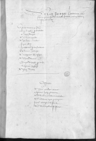 Registre des délibérations municipales 1er janvier 1571 - 17 septembre 1572