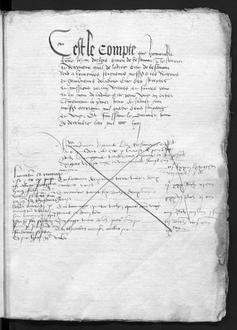 Comptes de la Ville de Besançon, recettes et dépenses, Compte de Jehan d'Arbois (1er janvier - 31 décembre 1462)