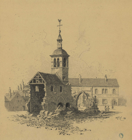 Démolition de l'ancienne église Saint Pierre