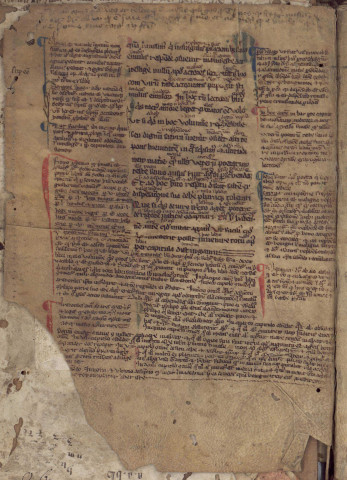 Ms 538 - Gautier de Châtillon (Galterius de Castellione, 1135?-12..?), Alexandreis (XIIe s.)