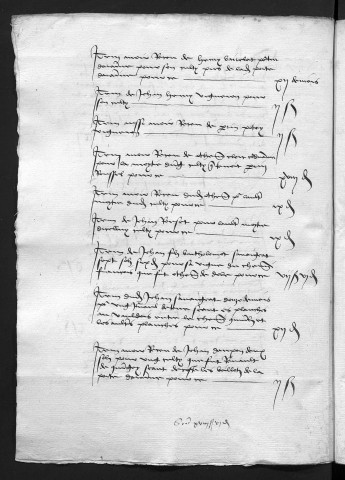 Comptes de la Ville de Besançon, recettes et dépenses, Compte de Fourcault Voituron (1er août - 31 décembre 1473)