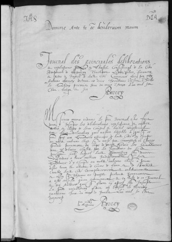 Registre des délibérations municipales 1er août 1626 - 31 juillet 1629
