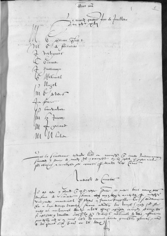 Registre des délibérations municipales 4 juillet 1542 - 29 décembre 1543