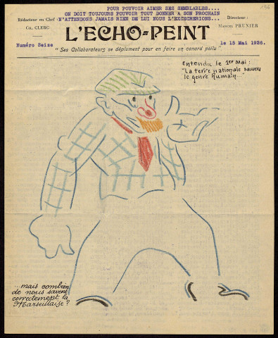 - L'Echo Peint. 15 mai 1926