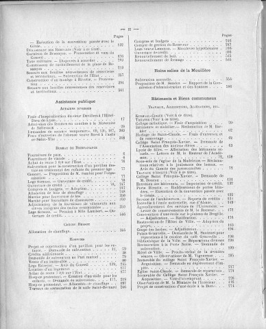 Registre des délibérations du Conseil municipal pour l'année 1902 (imprimé)