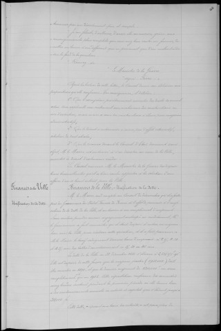 Registre des délibérations du Conseil municipal, avec table alphabétique, du 28 mai 1880 au 13 juillet 1881