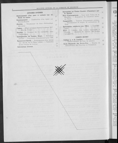 Registre des délibérations du conseil municipal. : Années 1958-1960.