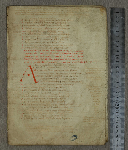 Ms Z 700 - Arator. De Actibus apostolorum (fragment)
