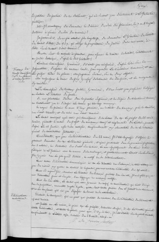 Registre des délibérations du Conseil municipal, avec table alphabétique, du 1er mai 1817 au 12 juin 1820