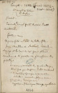 Ms 1854 - Inventaire et analyse des registres de comptes de la Ville de Besançon : 1483-1538 (tome II). Notes d'Auguste Castan (1833-1892)