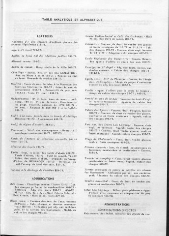 Registre des délibérations du conseil municipal. : Années 1971-1973.