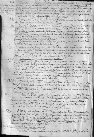 Ms 2823 - Tome II. Pierre-Joseph Proudhon. "Chronos". Chronologies et notes sur la période 925 à 30 avant Jésus-Christ.