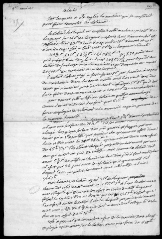 Ms 1786 - Mémoires, correspondances et documents divers, relatifs aux essais de navigation à vapeur de Cl.-Fr. Joseph d'Auxiron (1766-1778)