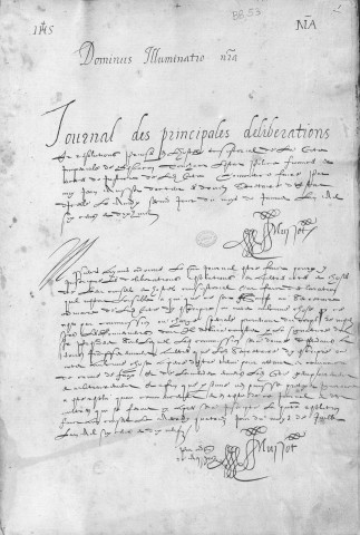 Registre des délibérations municipales 2 janvier 1618 - 23 juin 1621