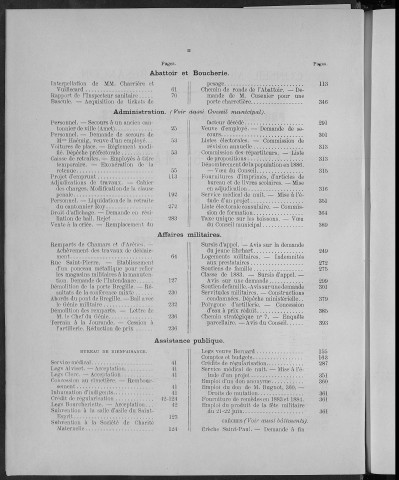 Registre des délibérations du Conseil municipal pour l'année 1885 (imprimé)