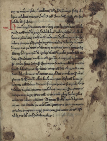 Ms 716 - Cartulaire de l'archevêché de Besançon