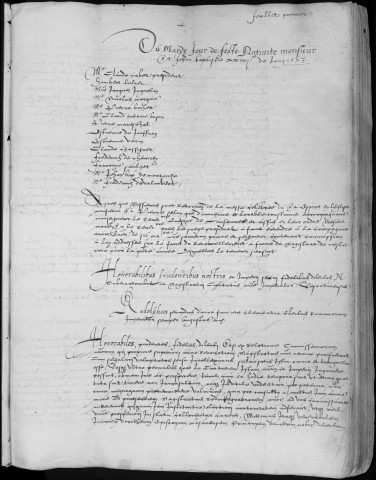 Registre des délibérations municipales 24 juin 1603 - 30 décembre 1606