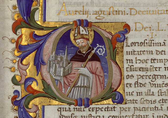 Ms 173 - Augustin (Augustinus, saint ; 0354-0430), La Cité de Dieu (De civitate Dei)