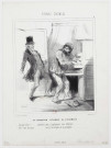 Mr Proudhon revenant de l'Assemblée [image fixe] / Cham , Paris : chez Aubert Pl. de la Bourse - Imp. Aubert & Cie, 1848