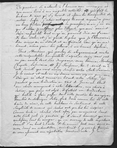Ms 632 - Lettres d'Abel Rémusat à Charles Weiss