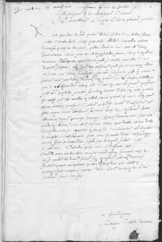 Ms Granvelle 19 - « Mémoires de ce qui s'est passé sous le ministère du cardinal et du chancelier de Granvelle... Tome XIX. » (1er juillet-15 août 1565)