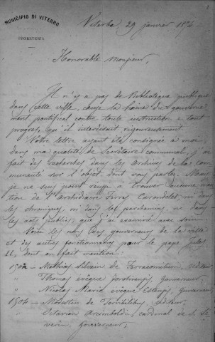 Ms 1870 - Tome XI. Lettres adressées à Auguste Castan (1833-1892)