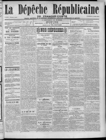 12/05/1905 - La Dépêche républicaine de Franche-Comté [Texte imprimé]