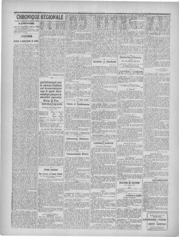 12/02/1925 - Le petit comtois [Texte imprimé] : journal républicain démocratique quotidien
