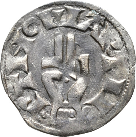 874.1.72 - pièce de monnaie ; denier estevenant