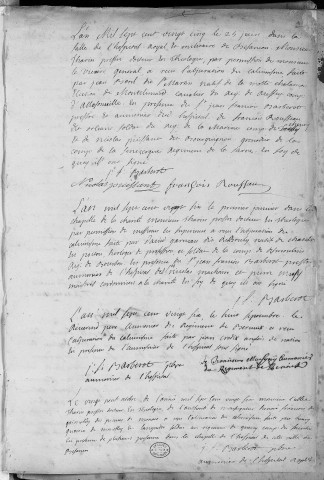 Registre des Hôpitaux : Hôpital Saint Jacques
Décès de militaires (1er avril 1693 - 12 août 1764)