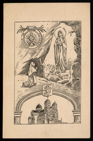 Besançon. - Direction des pèlerinages - Miracle de Faverney 1608 [image fixe] , Besançon, 1904/1935