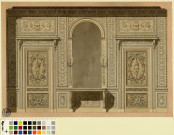 Décoration en arabesques d'une salle à manger du duc d'Aumont / Pierre-Adrien Pâris , [S.l.] : [P.-A. Pâris], [1700-1800]