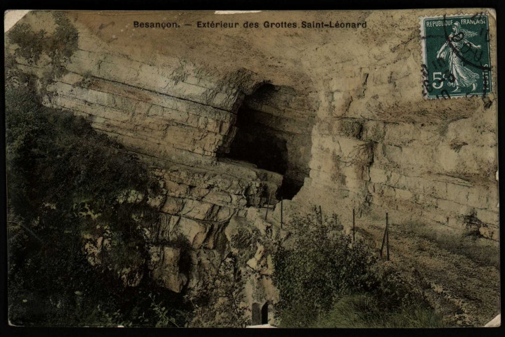 Besançon - Besançon - Extérieur des Grottes Saint-Léonard. [image fixe] , 1904/1910