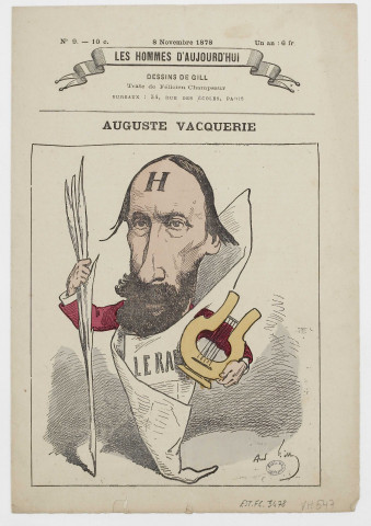 Auguste Vacquerie [image fixe] / par André Gill , Paris : , 1878