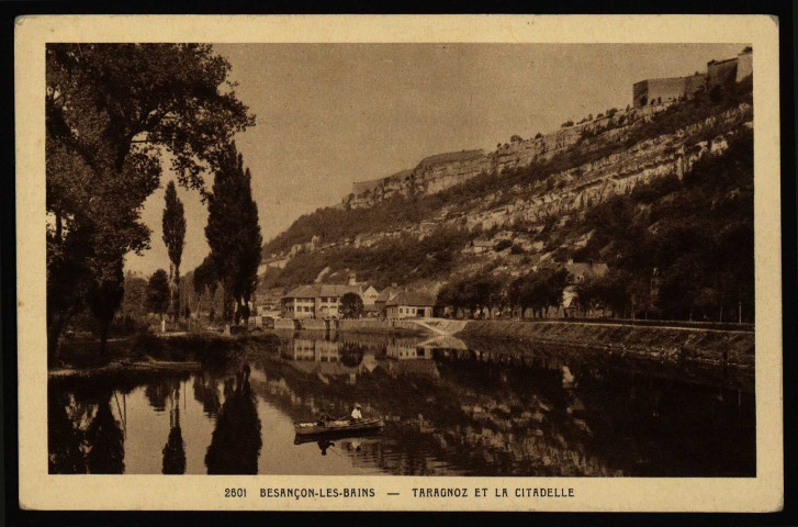 Besançon-les-Bains - Tarragnoz et la Citadelle [image fixe] , Strasbourg : Cartes " La Cigogne ", 37 rue de la Course, Strasbourg, 1904/1930