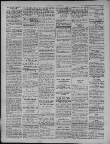 02/03/1922 - La Dépêche républicaine de Franche-Comté [Texte imprimé]