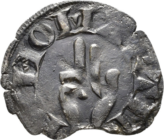 874.1.34 - pièce de monnaie ; denier estevenant