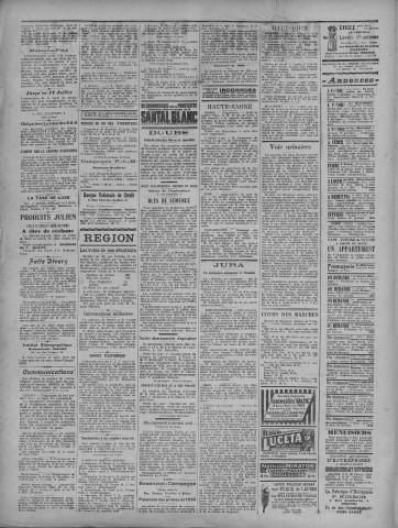11/07/1920 - La Dépêche républicaine de Franche-Comté [Texte imprimé]
