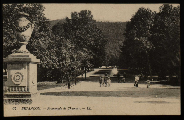 Besançon. Promenade de Chamars [image fixe] LL., 1900/1910