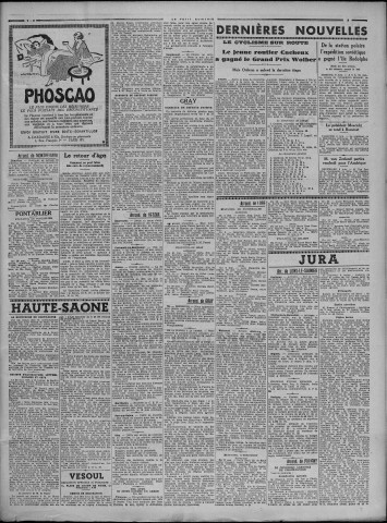 07/06/1937 - Le petit comtois [Texte imprimé] : journal républicain démocratique quotidien