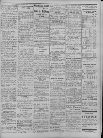 29/11/1912 - La Dépêche républicaine de Franche-Comté [Texte imprimé]