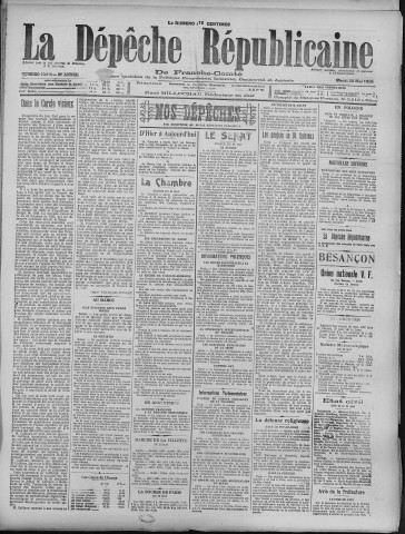 26/05/1925 - La Dépêche républicaine de Franche-Comté [Texte imprimé]