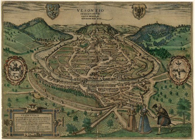 Vesontio Sequanorum, Gallis Besançon, Germanis Byzantz , Coloniae Ubior, 1575