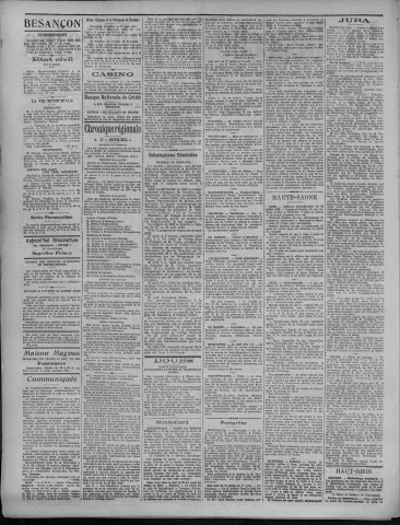 04/08/1923 - La Dépêche républicaine de Franche-Comté [Texte imprimé]