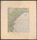 Esquisse topographique du Jura divisé en régions d'altitude 15 lieues de 25 au degré. [Document cartographique] , Porrentruy : lith. Victor Michel, 1849