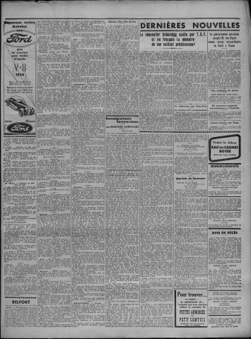 08/08/1934 - Le petit comtois [Texte imprimé] : journal républicain démocratique quotidien